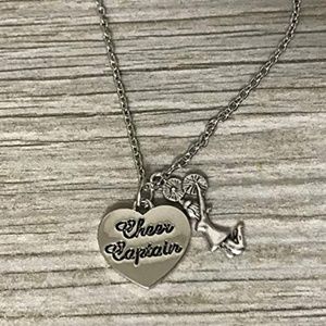Cheer Captain Necklace, Girls Cheerleading Jewelry